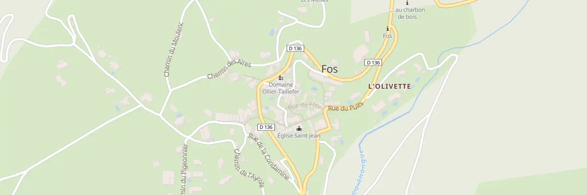 Plan du 3 Rue du Four à Fos