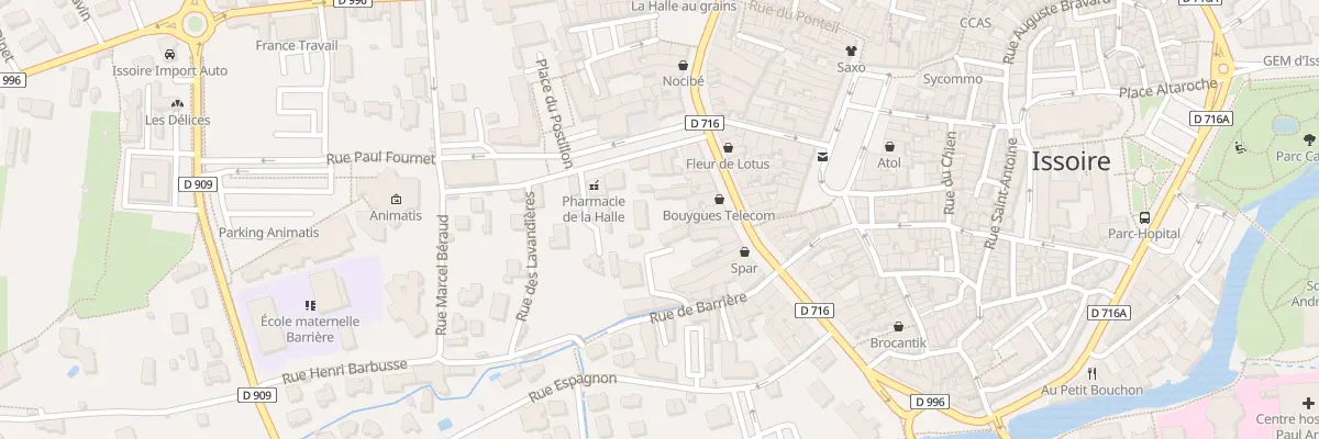 Plan du 17 Bd de la Manliere à Issoire
