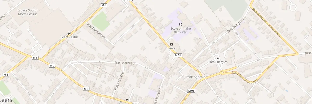 Plan du 15 Rue du Général De Gaulle à Leers