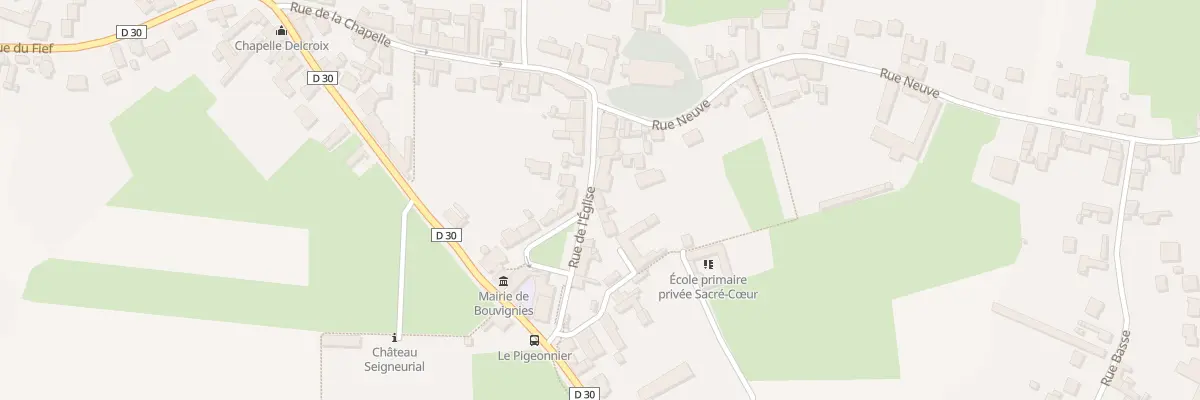Plan du 73 Rue de l’Eglise à Bouvignies
