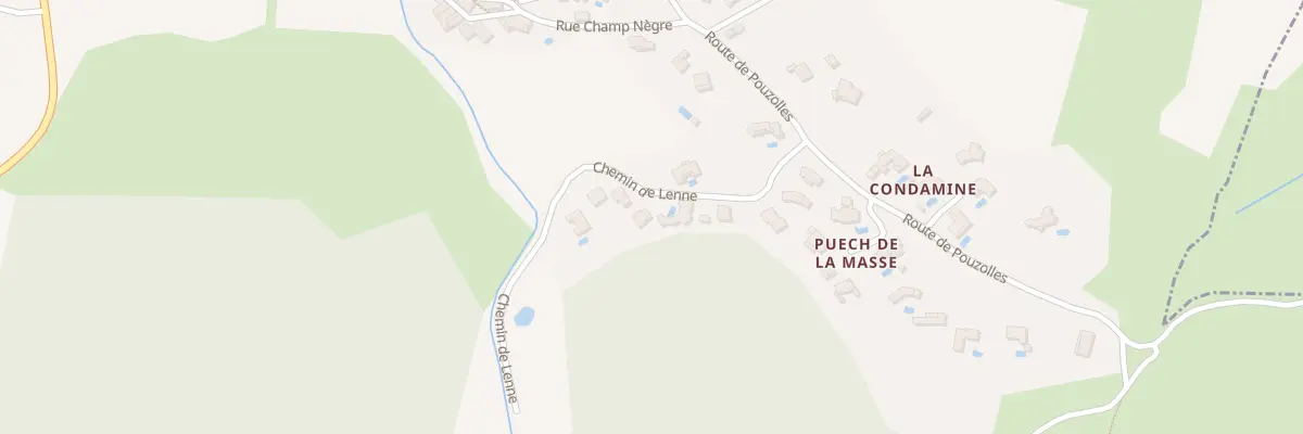 Plan du 4B Che de Lenne à Fouzilhon