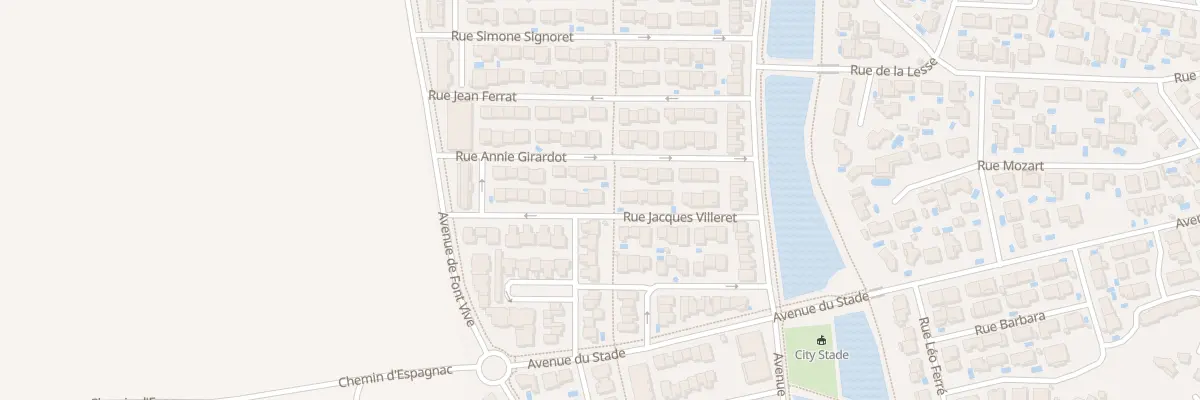 Plan du 16 Rue Jacques Villeret à Sauvian
