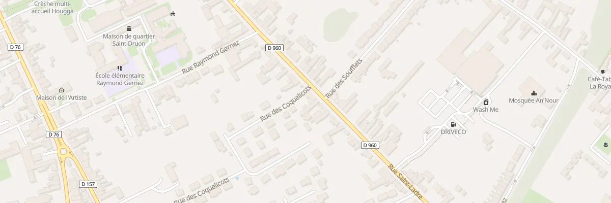 Plan du 124 Rue Saint-ladre à Cambrai