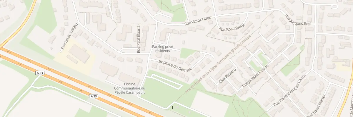 Plan du 7 Imp du Germoir à Orchies