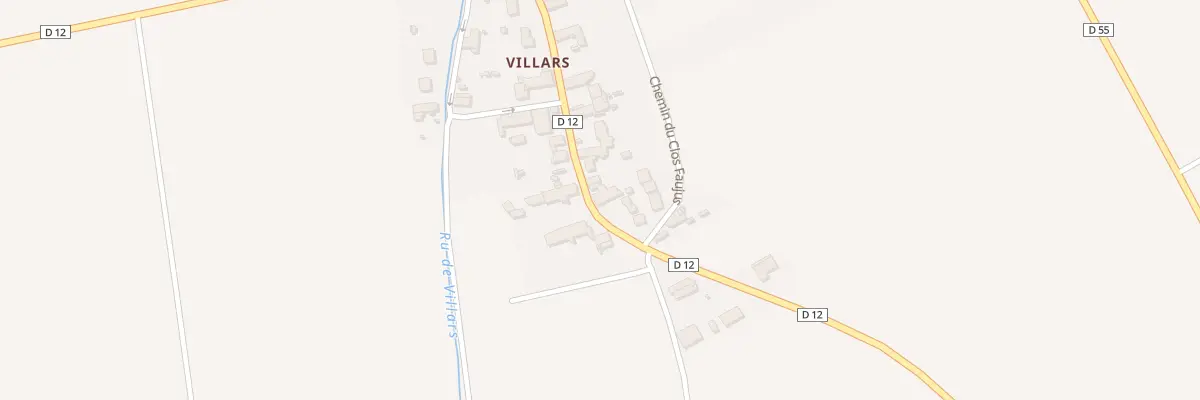 Plan du 1 Rte de Chenoise à Saint-Hilliers
