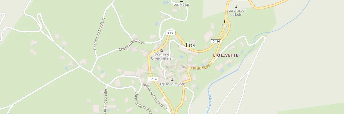 Plan du 255 Rue du Chateau à Fos