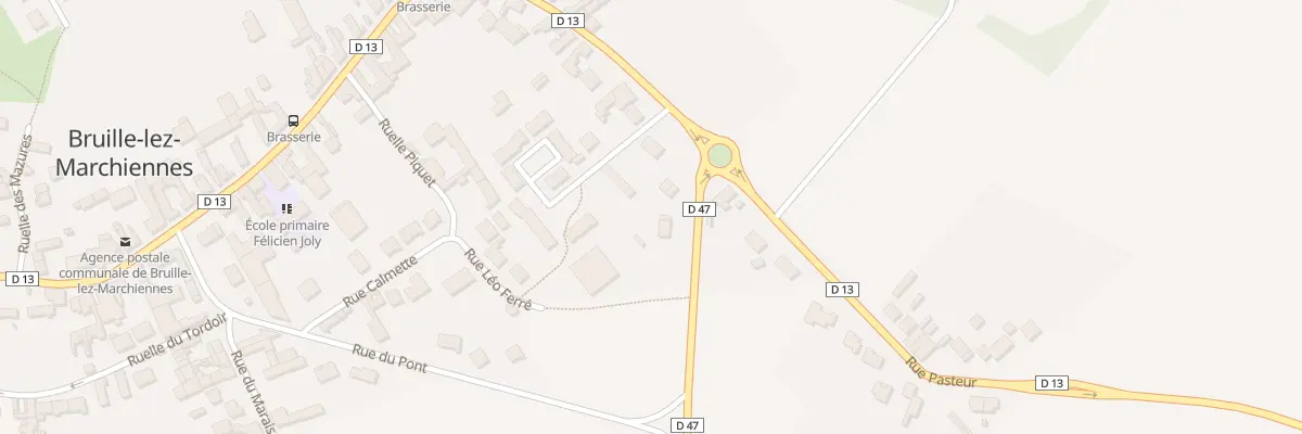 Plan du 4 Rue d’Aniche à Bruille-lez-Marchiennes