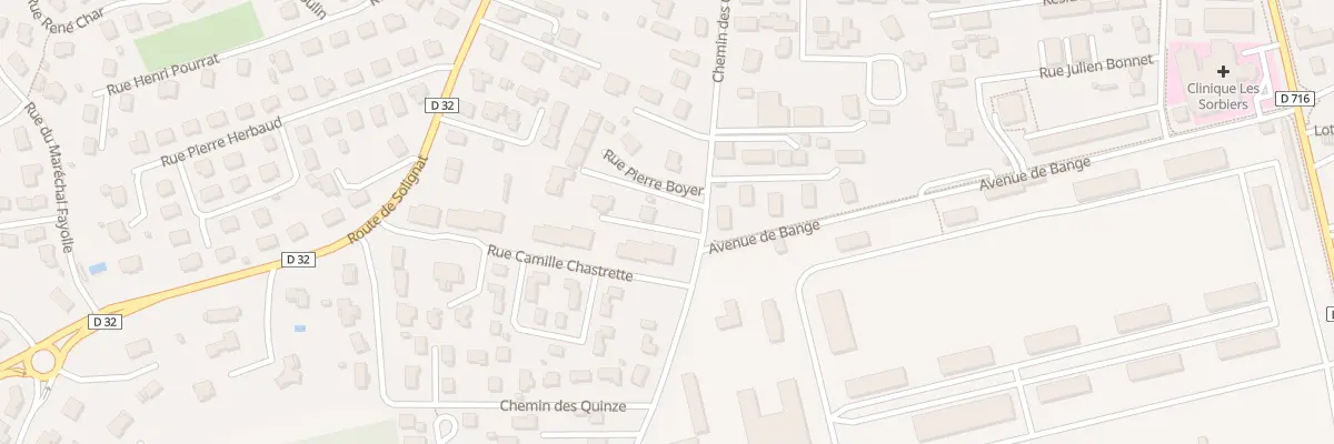 Plan du 42 Che des Quinzes à Issoire