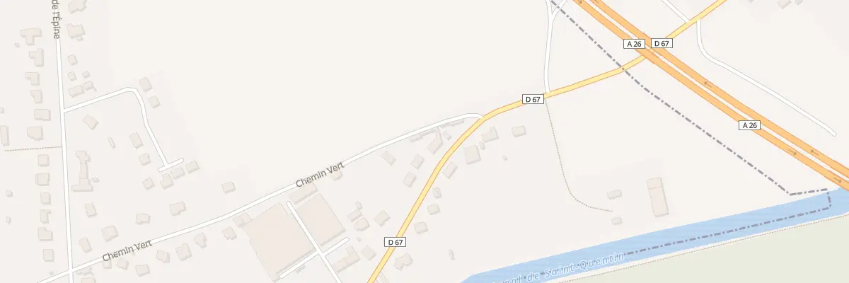 Plan du 43 Rue de Oestres à Dallon