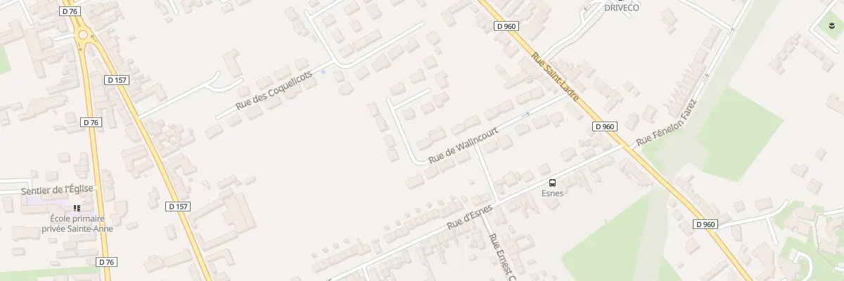 Plan du 16 Rue de Walincourt à Cambrai