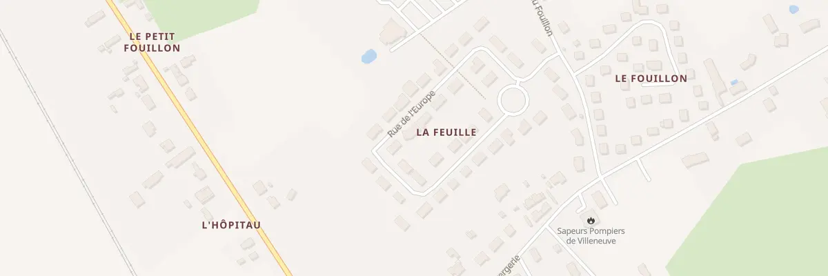 Plan du 12 Rue de l’Europe à Villeneuve-sur-Allier