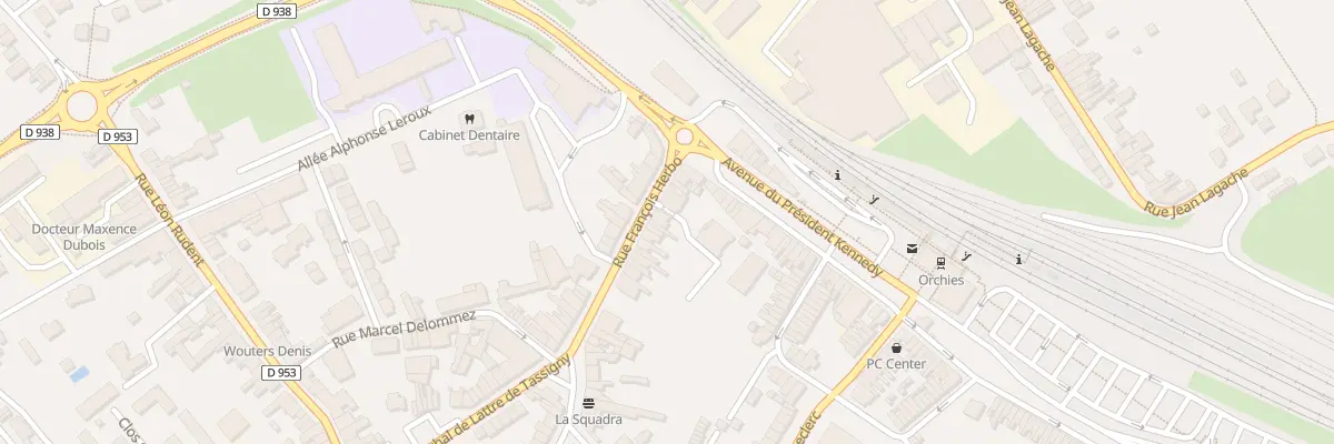 Plan du 38 Rue Francois Herbo à Orchies
