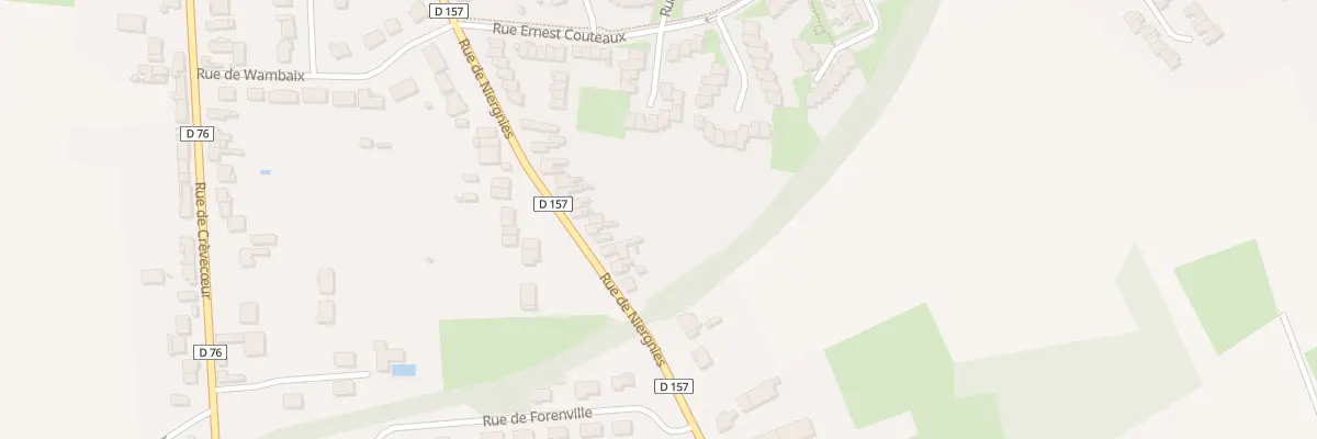 Plan du 113 Rue de Niergnies à Cambrai