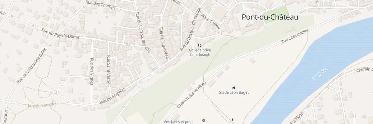 Plan du 51 Rue du Docteur Chambige à Pont-du-Château