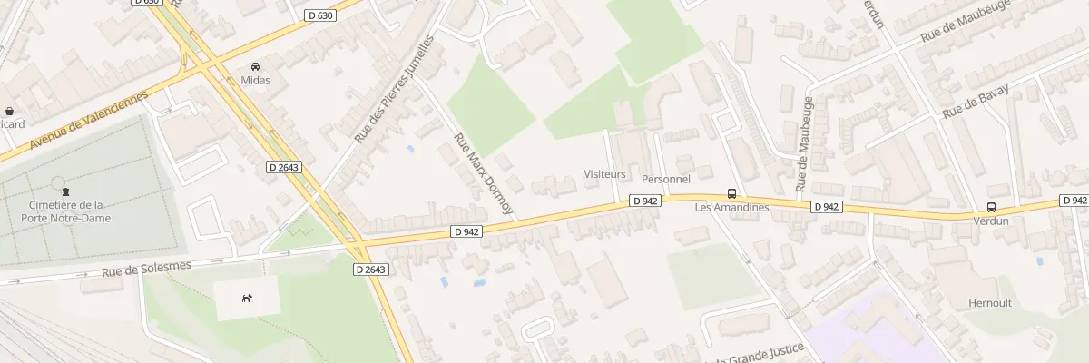Plan du 45 Rue de Solesmes à Cambrai