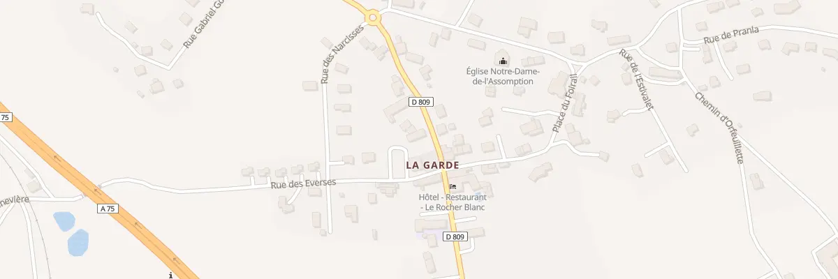 Plan du 619 Rte du Gévaudan à Albaret-Sainte-Marie