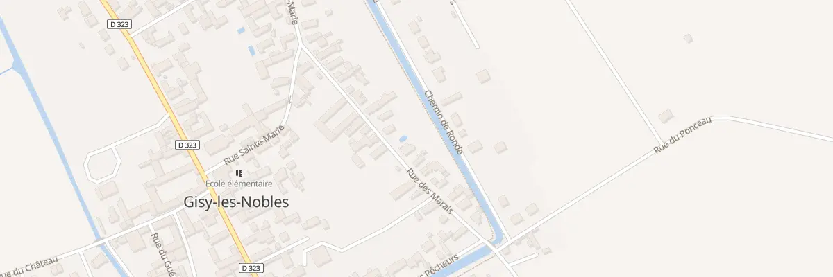 Plan du 14 Rue des Marais à Gisy-les-Nobles