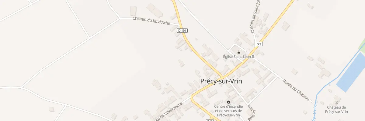 Plan du 5 Rte de Cudot à Précy-sur-Vrin