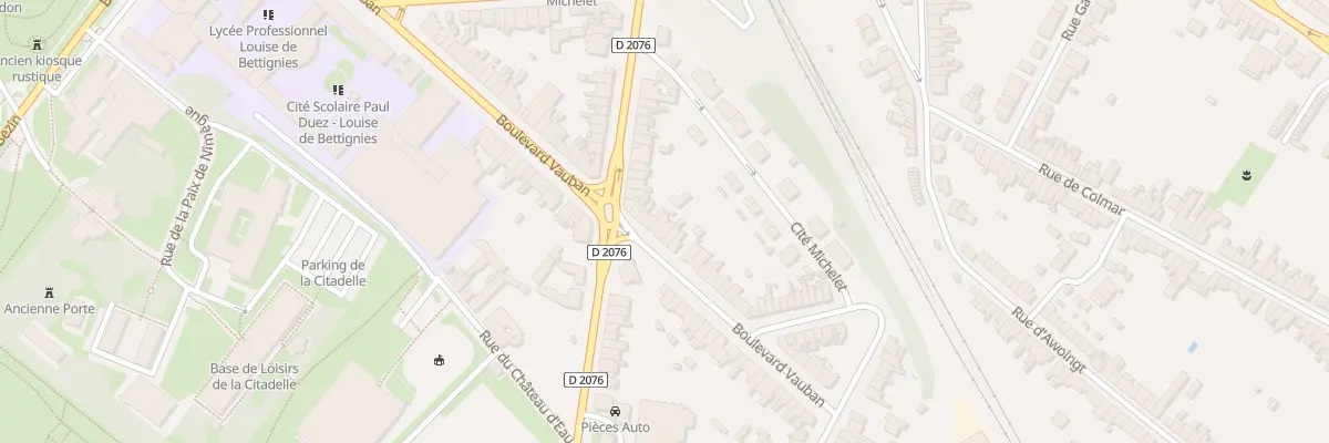Plan du 87 Bd Vauban à Cambrai