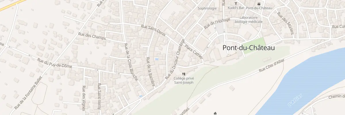 Plan du 50 Rue du Docteur Chambige à Pont-du-Château