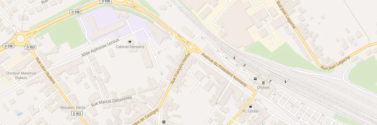 Plan du 40 Rue Francois Herbo à Orchies
