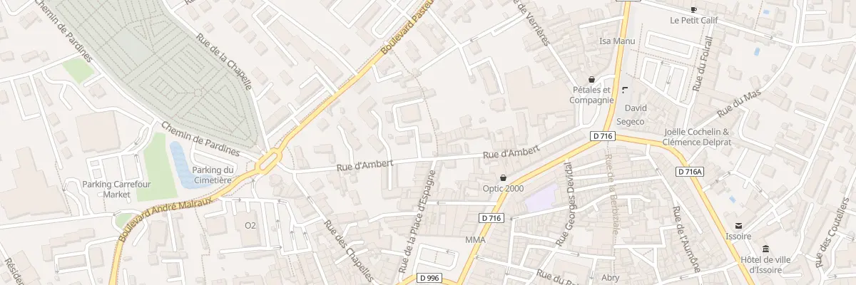 Plan du 40B Rue d’Ambert à Issoire