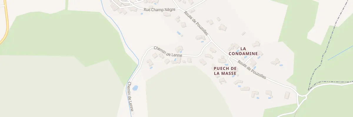 Plan du 4 Che de Lenne à Fouzilhon