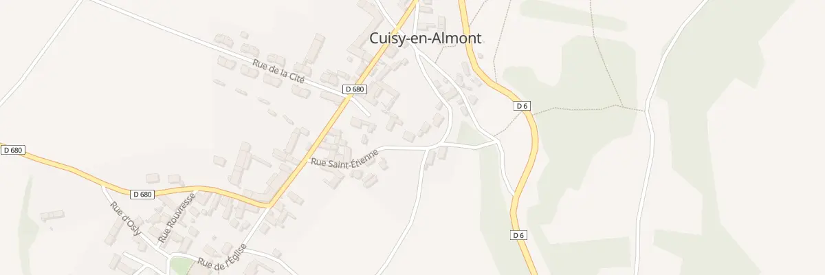 Plan du 3 Rue Saint - Etiènne à Cuisy-en-Almont