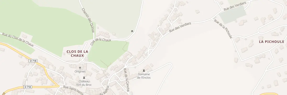 Plan du 3 Pl des Tilleuls au Broc