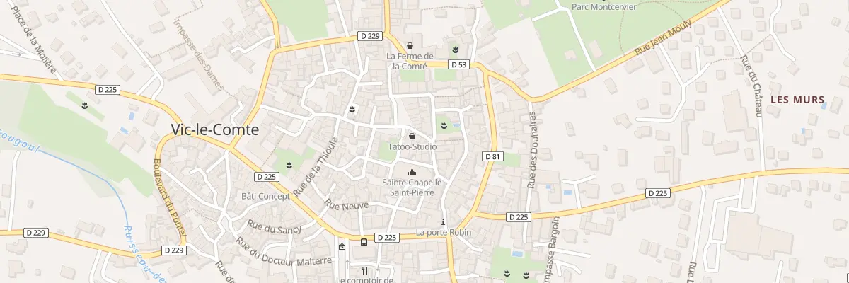 Plan du 115 Rue de la Porte Robin à Vic-le-Comte