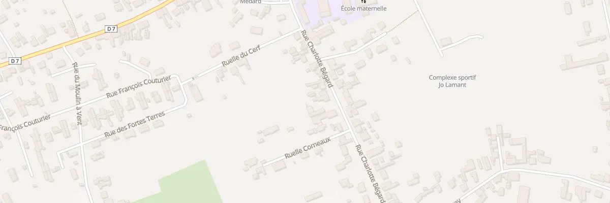 Plan du 18 Rue Charlotte Bégard à Sinceny
