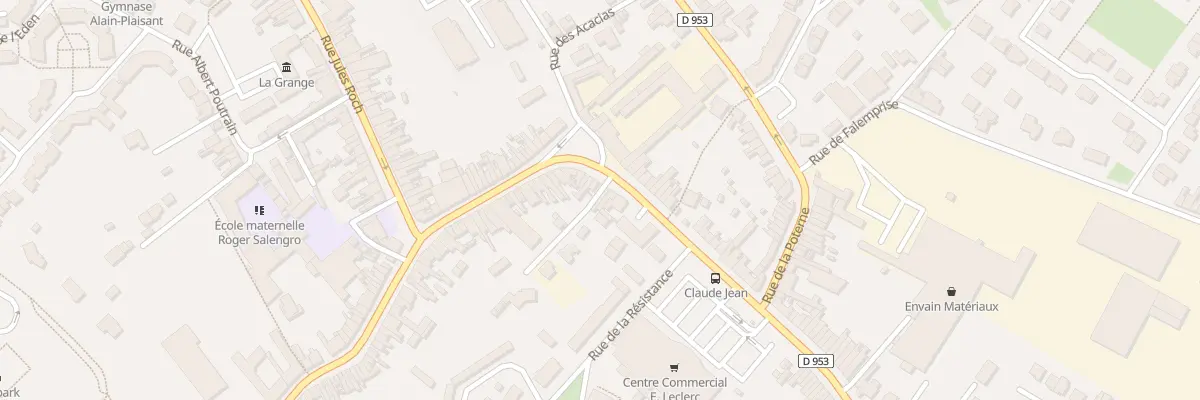 Plan du 2 Rue Claude Jean à Orchies