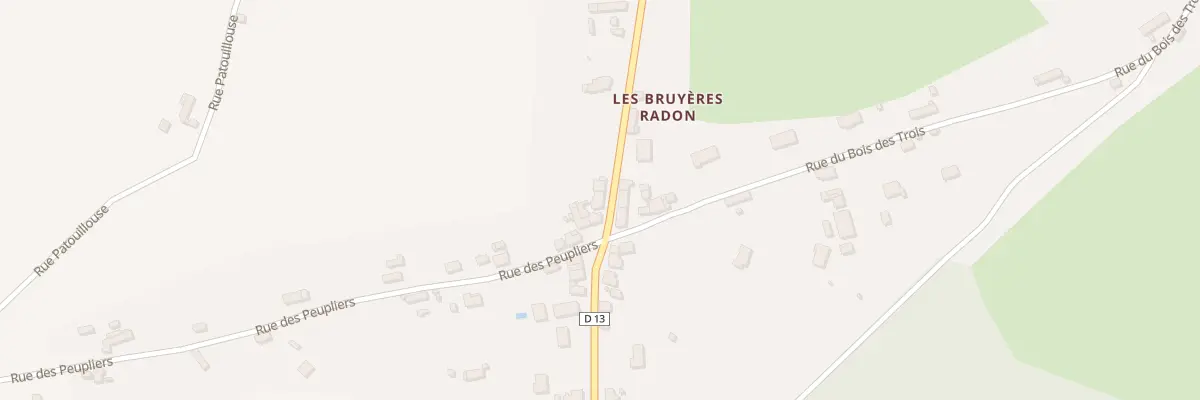 Plan du 126 Rue des Bruyeres Radon à Luthenay-Uxeloup