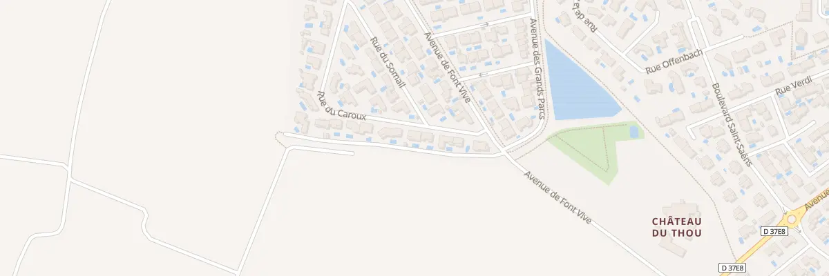 Plan du 9 Rue du Caroux à Sauvian