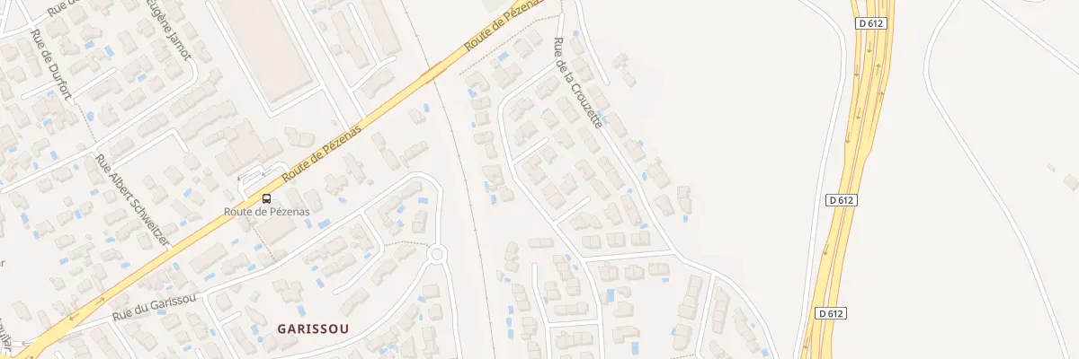 Plan du 58 Rue de la Crouzette à Béziers