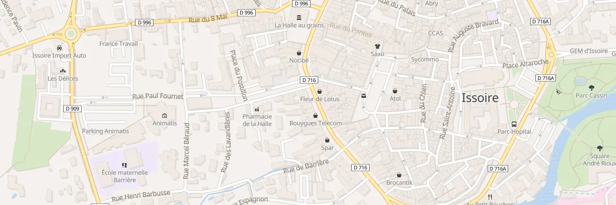 Plan du 23 Bd de la Manliere à Issoire