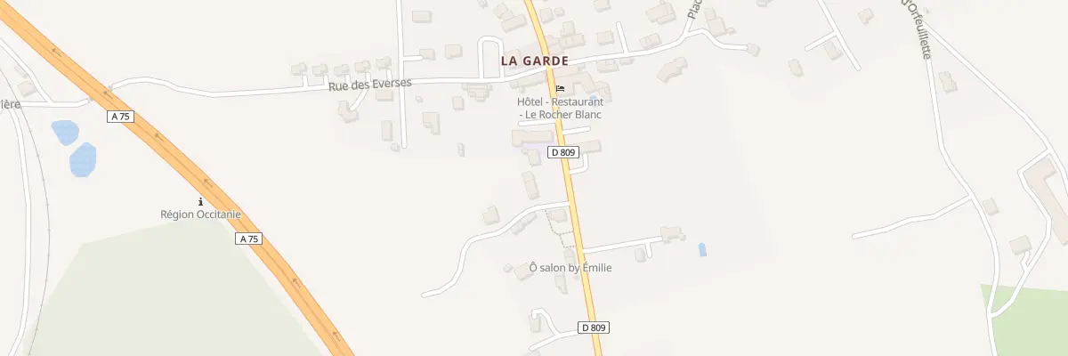 Plan du 5029 La Garde à Albaret-Sainte-Marie