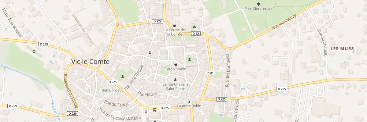 Plan du 8 Rue du Huit Mai à Vic-le-Comte