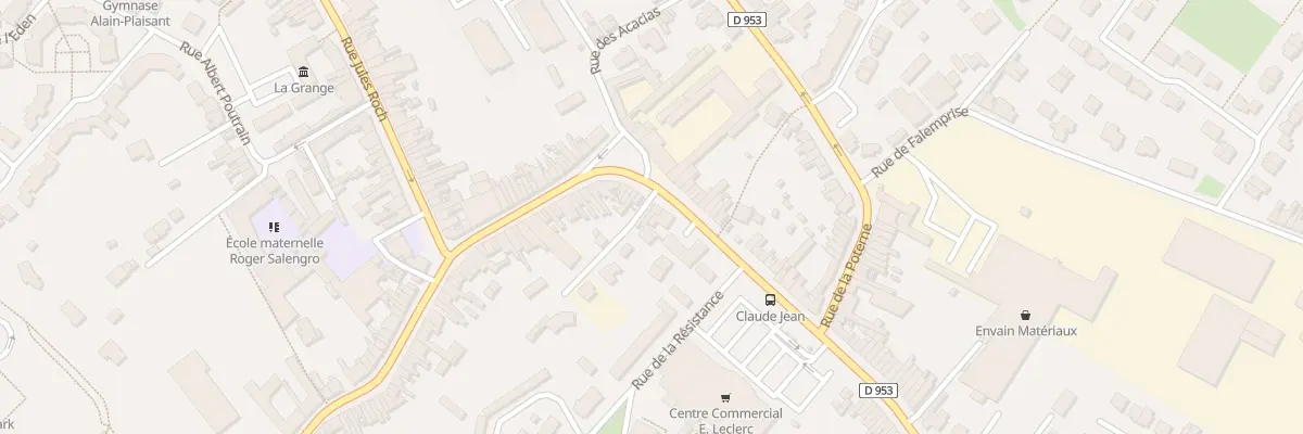 Plan du 4 Rue Claude Jean à Orchies
