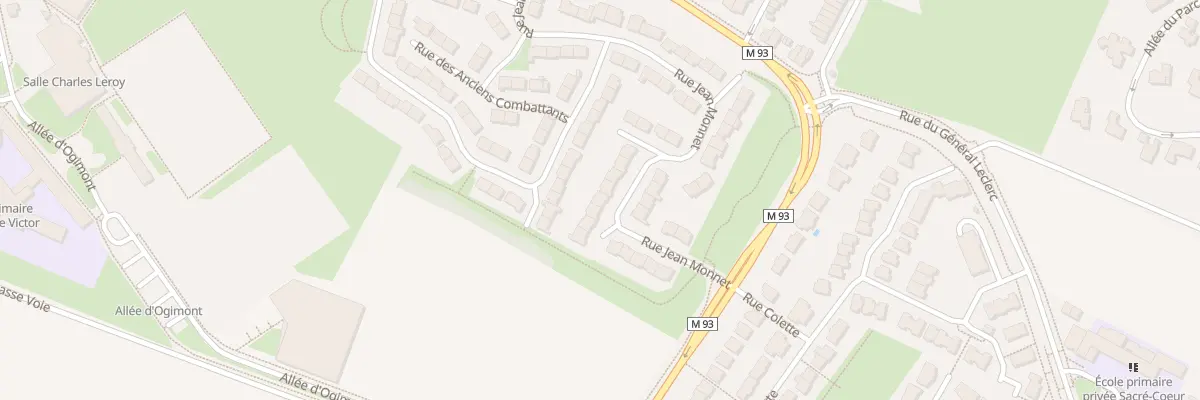 Plan du 76 Rue Jean Monnet à Baisieux