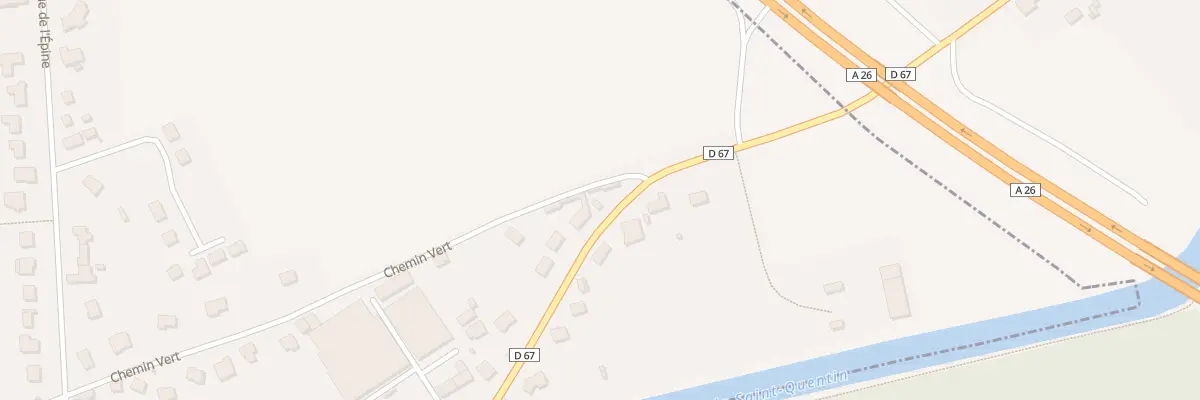 Plan du 45 Rue de Oestres à Dallon