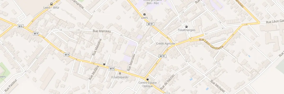 Plan du 17 Rue Marceau à Leers