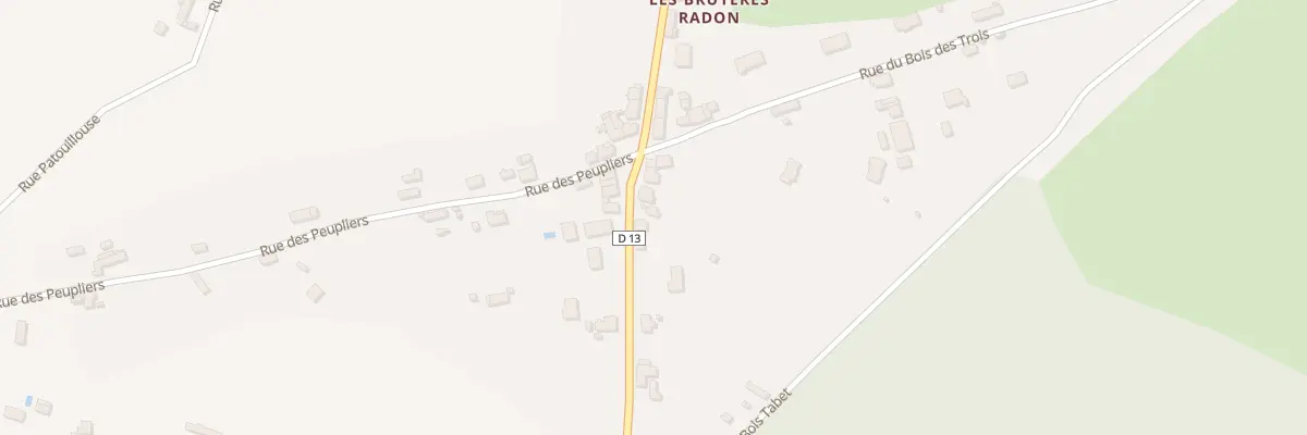 Plan du 147 Rue des Bruyeres Radon à Luthenay-Uxeloup