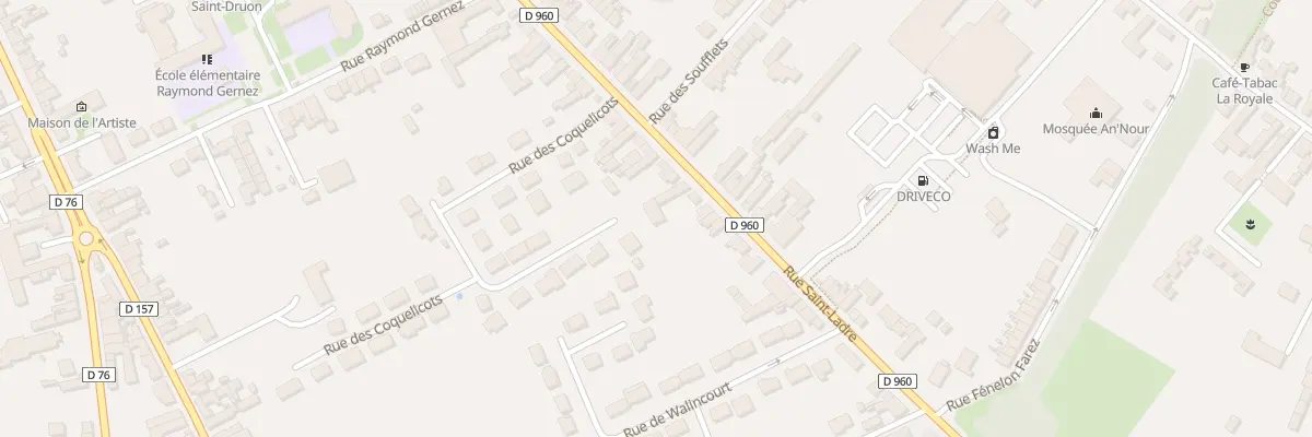 Plan du 136 Rue Saint-ladre à Cambrai