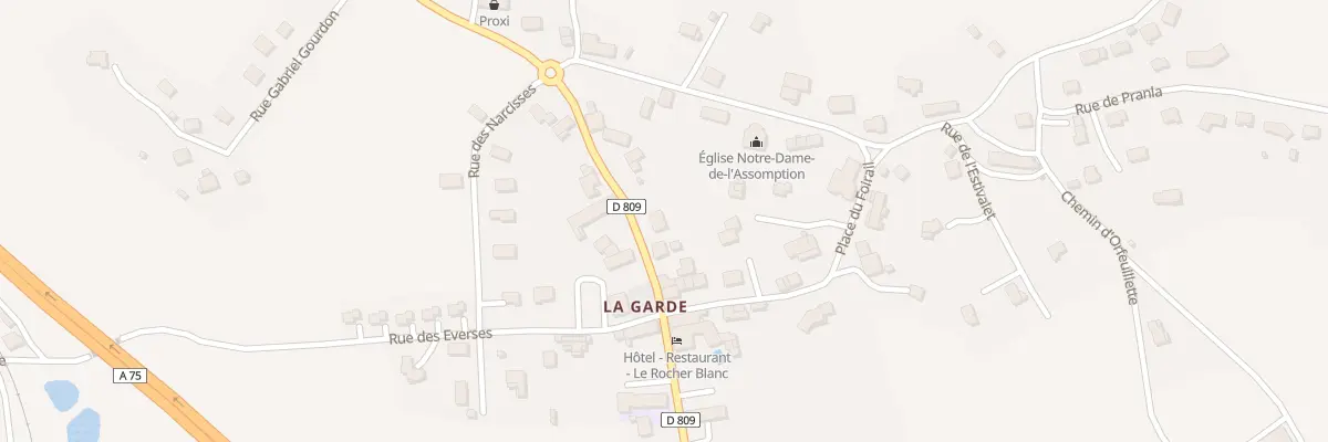 Plan du 654 Rte du Gévaudan à Albaret-Sainte-Marie
