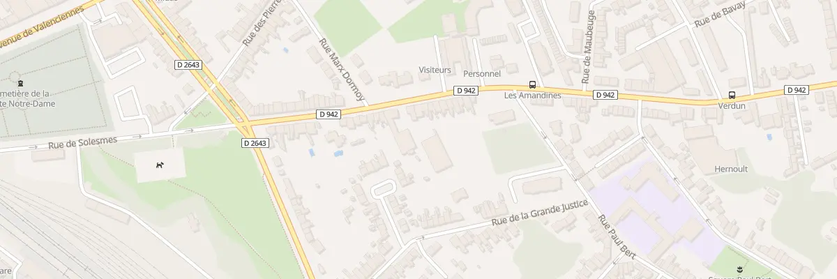 Plan du 36 Rue de Solesmes à Cambrai