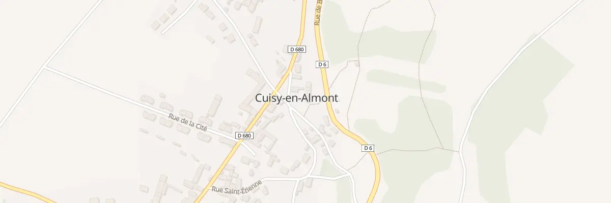 Plan du 3 Rue Bellevue à Cuisy-en-Almont