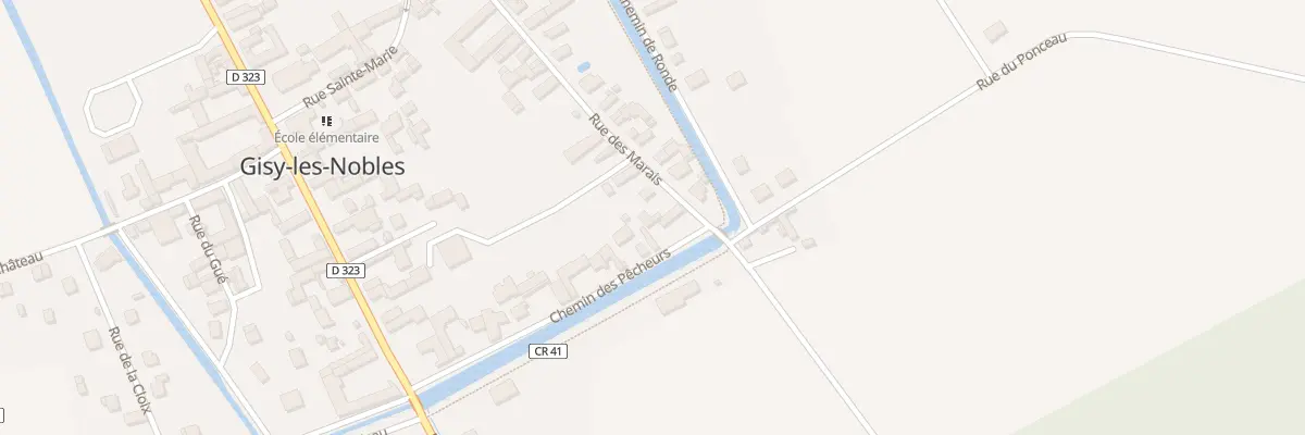Plan du 23 Rue des Pêcheurs à Gisy-les-Nobles