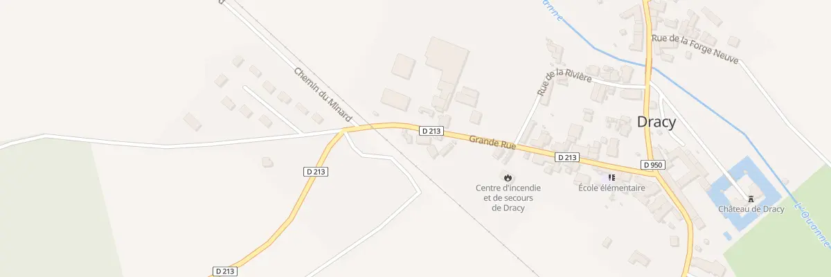 Plan du 25 Grande Rue à Dracy