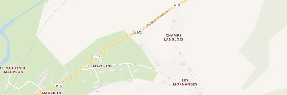 Plan du 12 Rte de Mauvron à Poiseux